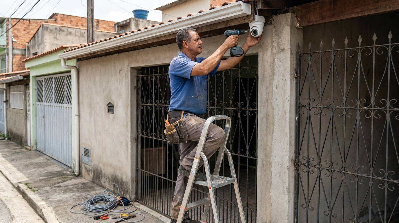 Manutenção de Sistemas de Vigilância no Centro, Suzano‑SP